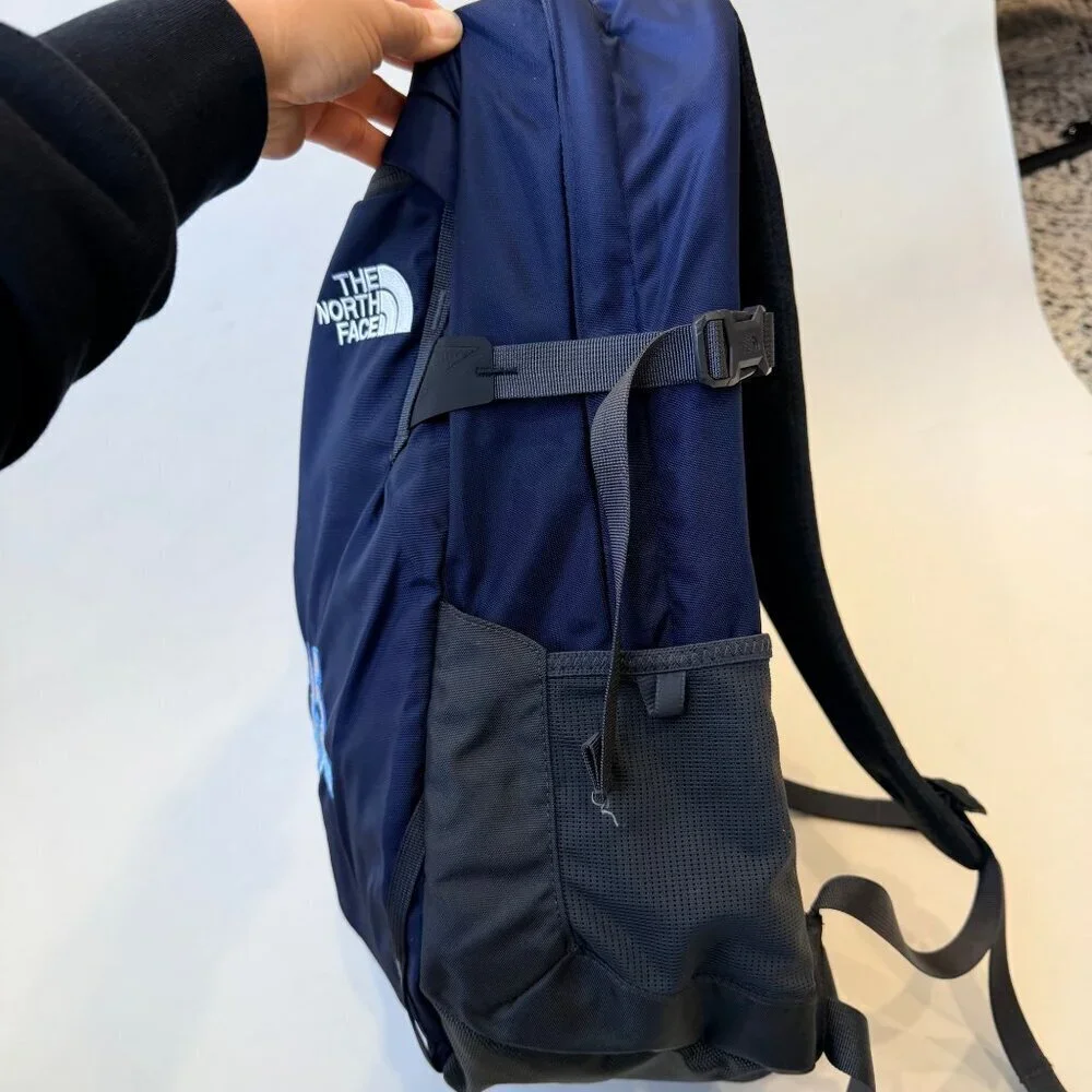 The North Face Fall Line Backpack – Navy/Gray – Customed Embroidery